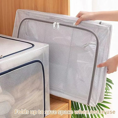 Extra Large Storage Bag Box 100L Transparent 2 pieces