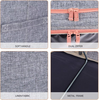 Metal Frame Storage Bag Box (2pcs)