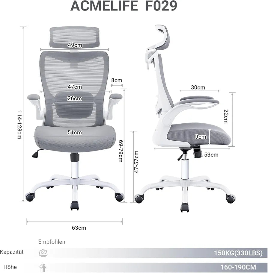 ACMELIFE Ergonomic Office Chair, Desk Chair