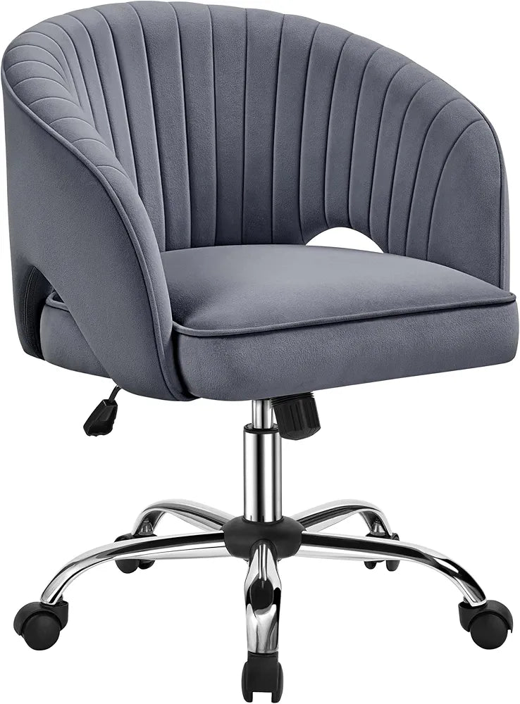 Yaheetech Velvet Desk Chair