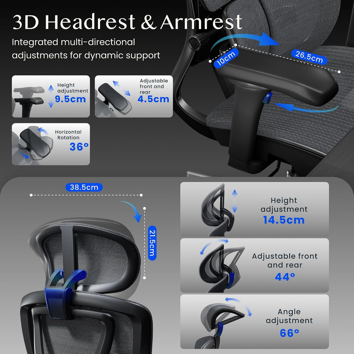FlexiSpot C7DG-LITE-V2 Ergonomic Office Chair