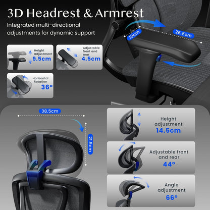 FlexiSpot C7DG-LITE-V2 Ergonomic Office Chair