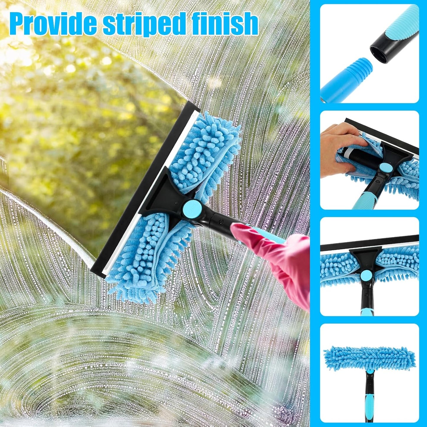 LONG Window Mop AND MICROFIBER CLEANING