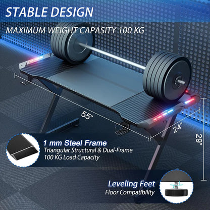 HLDIRECT ZJZ-117BK Desk 140cm