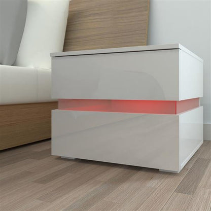 RGB LED Bedside Drawes