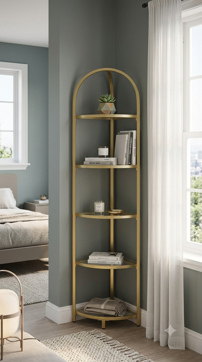 VASAGLE Corner Shelf