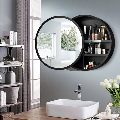 Luxsuite Mirror Cabinet Round