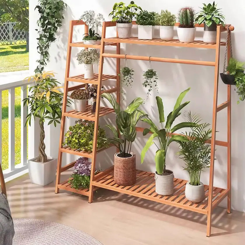 Bamboo Clothes Rack