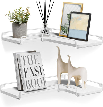 VASAGLE Set of 2 Corner Shelves