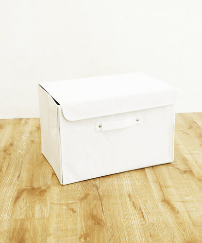 Fabric Storage Boxes with Lids and front flap, Organizers