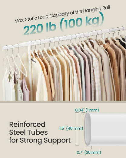 SONGMICS Clothes Rack Heavy Duty, 100 kg HSR013W01V11