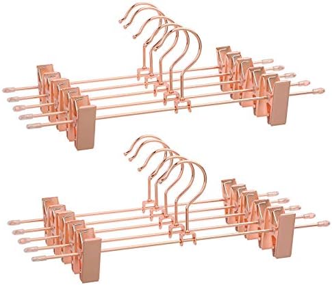 SONGMICS 10 Pack Metal Trouser Hanger