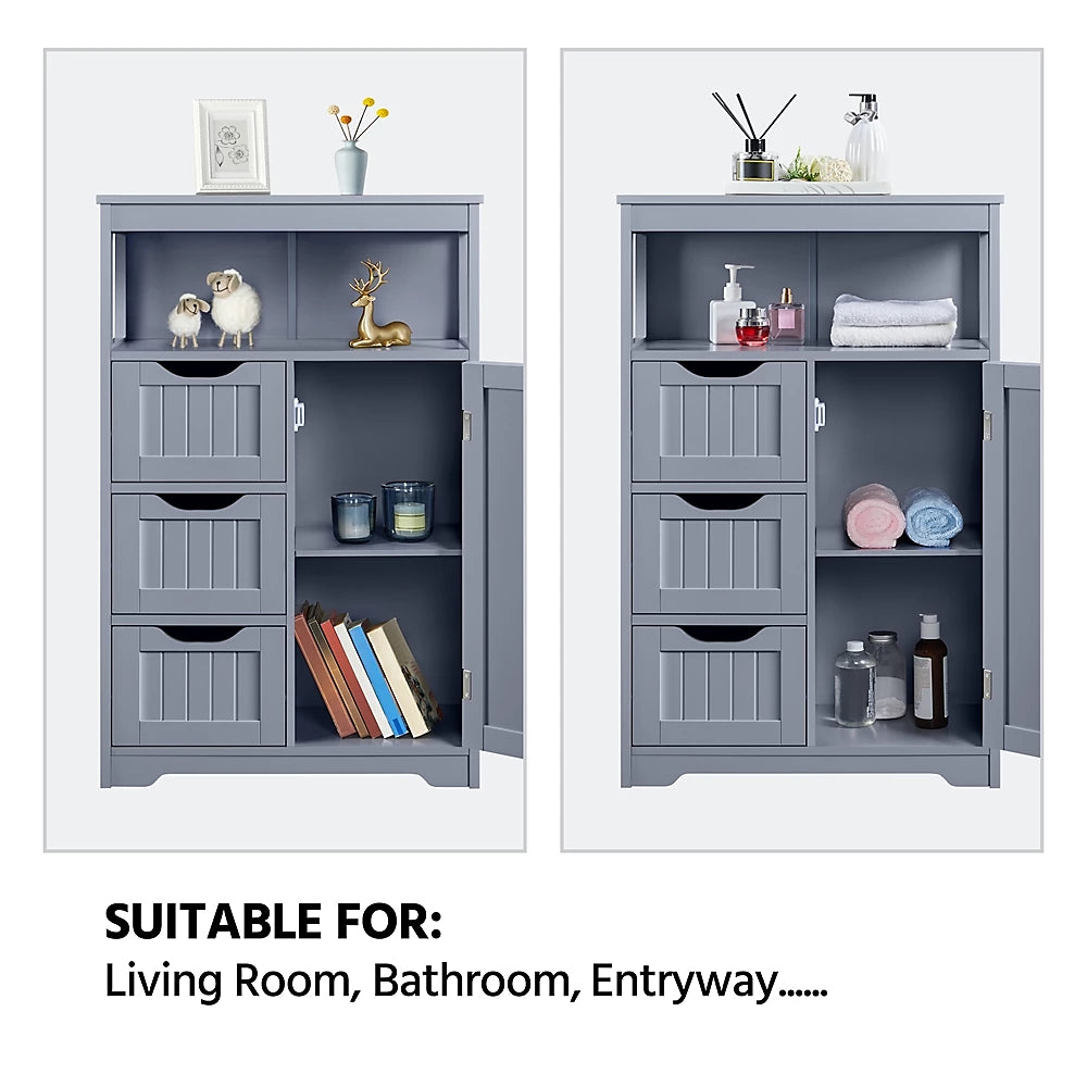 Yaheetech Storage Cabinet, Gray
