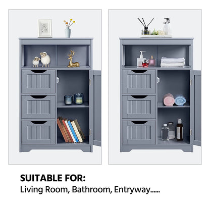 Yaheetech Storage Cabinet, Gray
