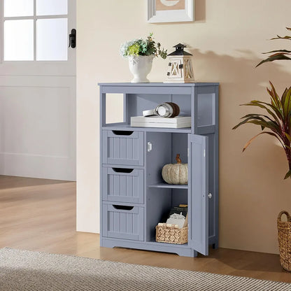 Yaheetech Storage Cabinet, Gray