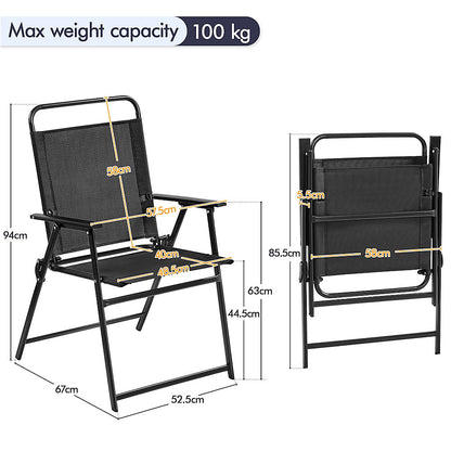 Yaheetech 2 Folding Outdoor Chair