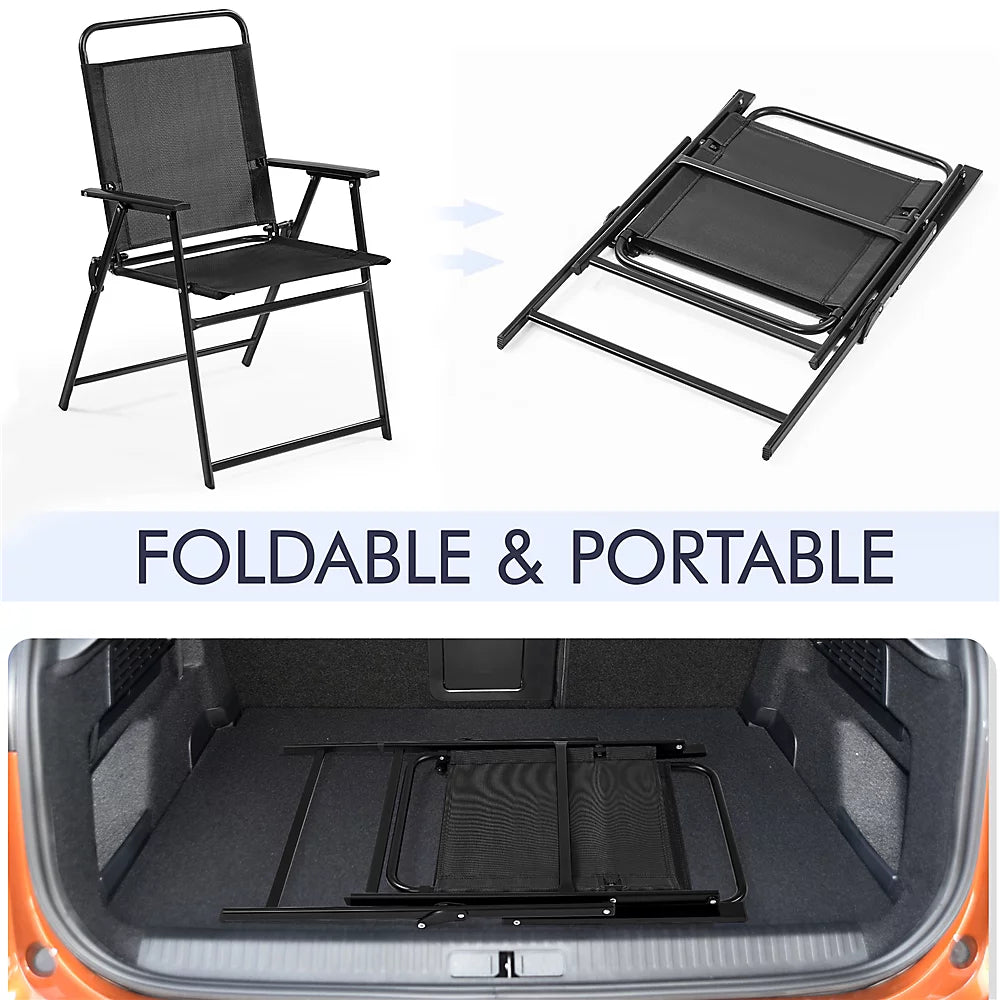 Yaheetech 2 Folding Outdoor Chair