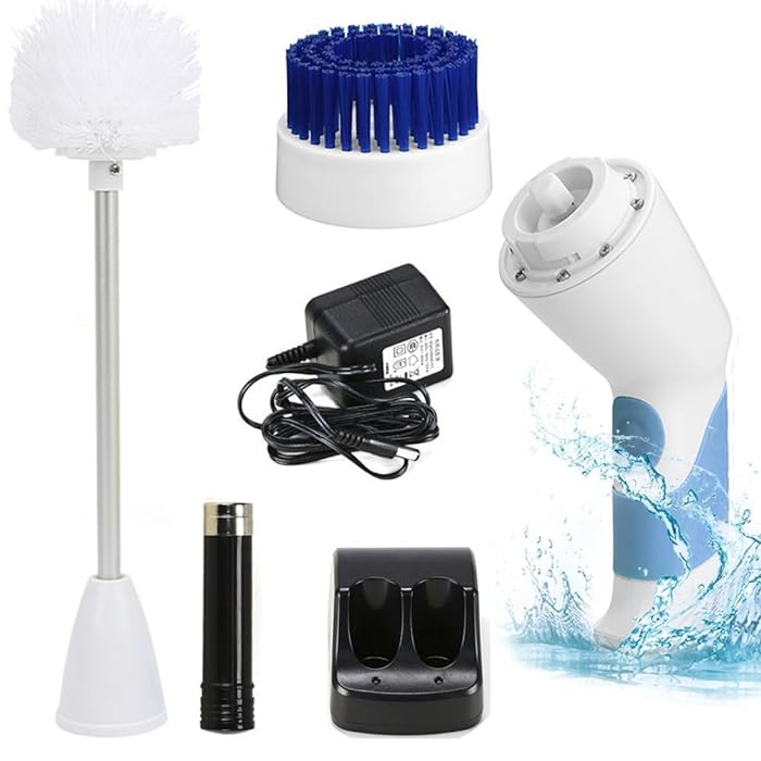 2-in-1 electric bathroom brush