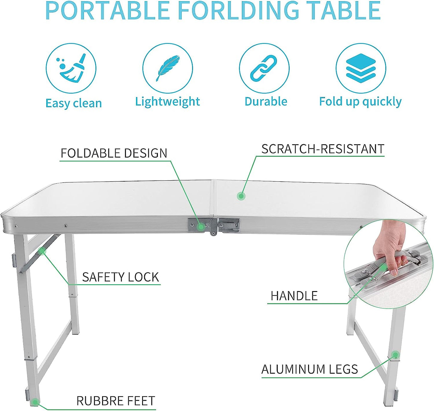 Camping Table Set with Chairs