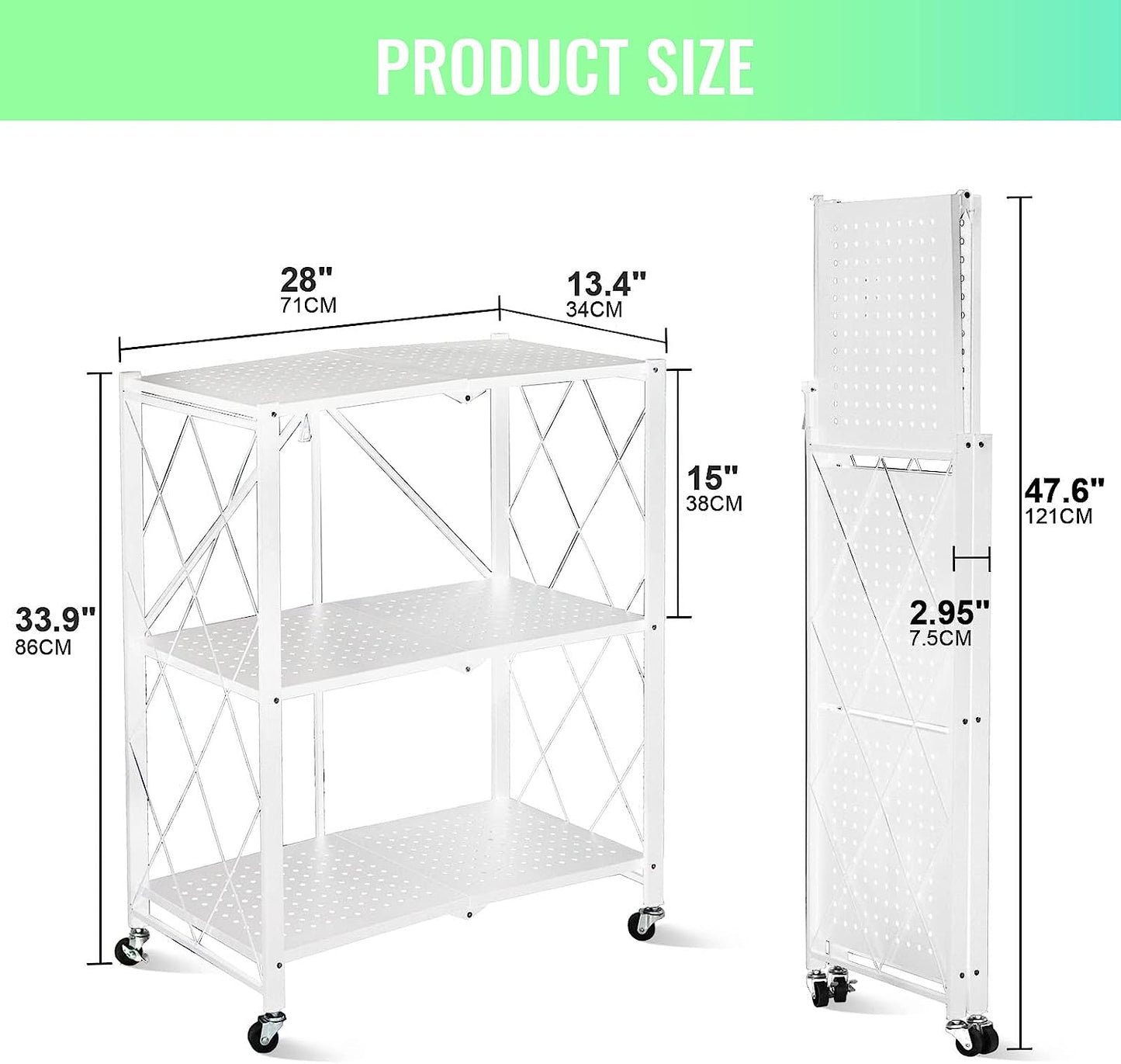 Foldable Storage Shelves