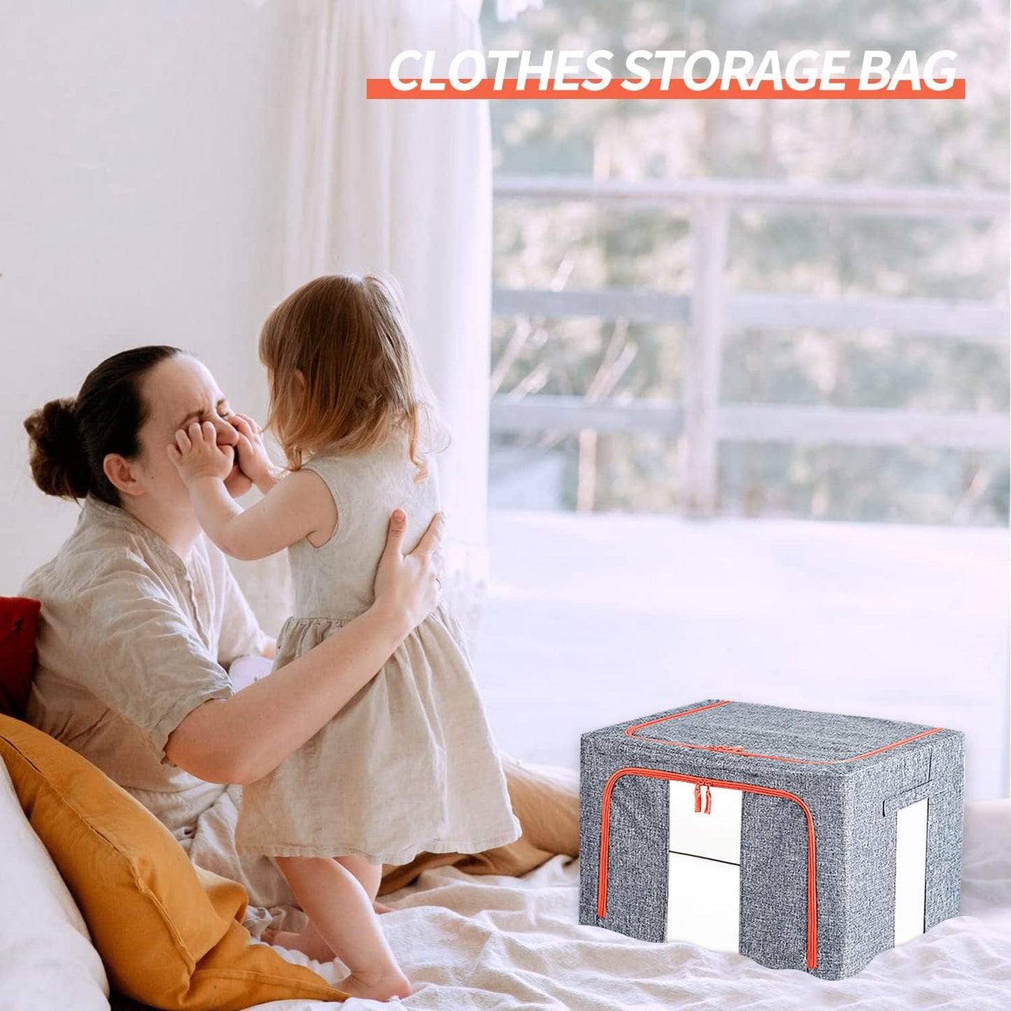 Metal Frame Storage Bag