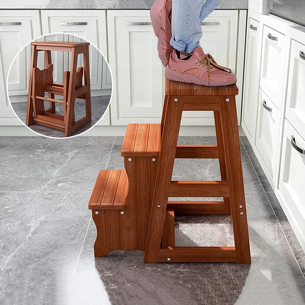 Bamboo Ladder Stool