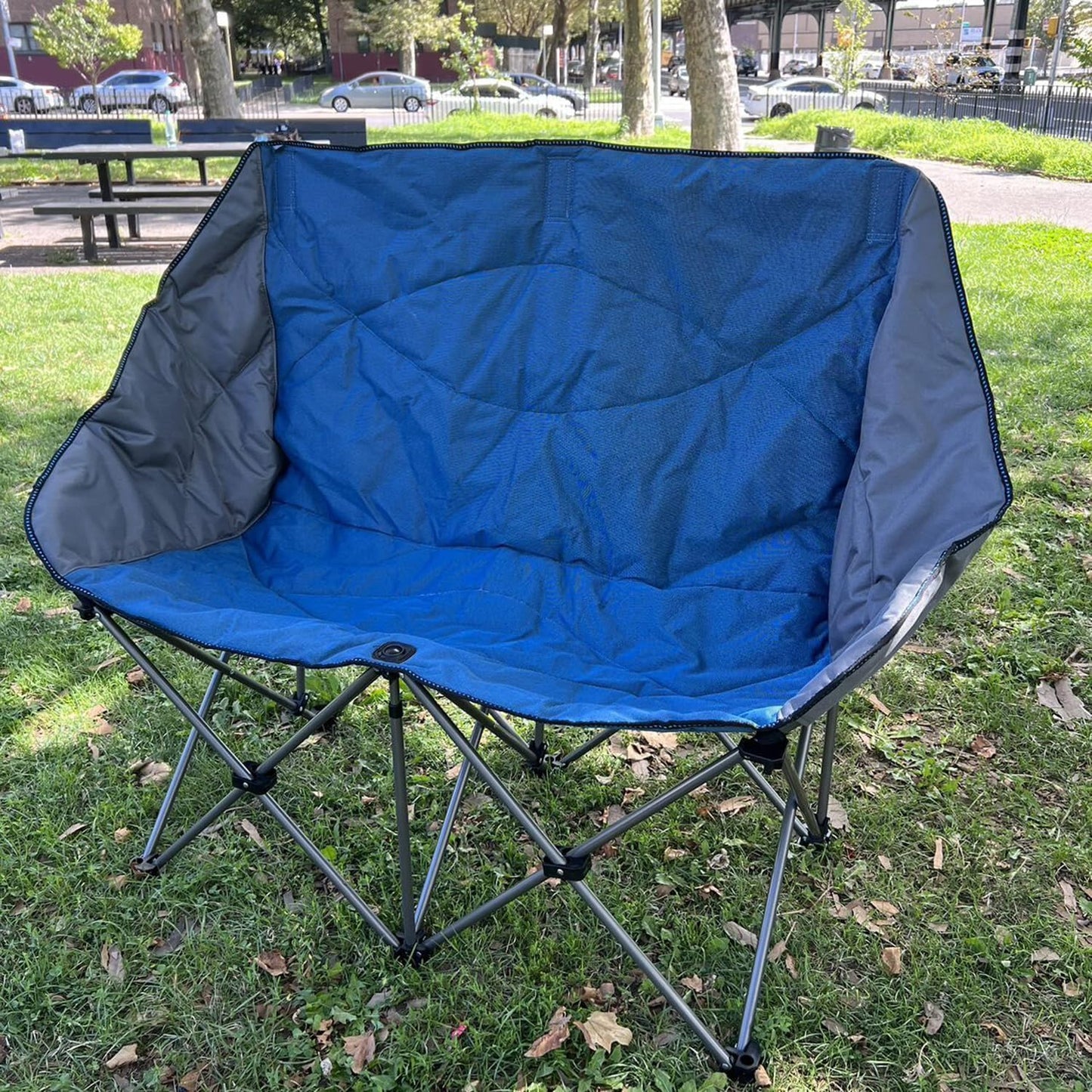 Double Folding Camping Chair