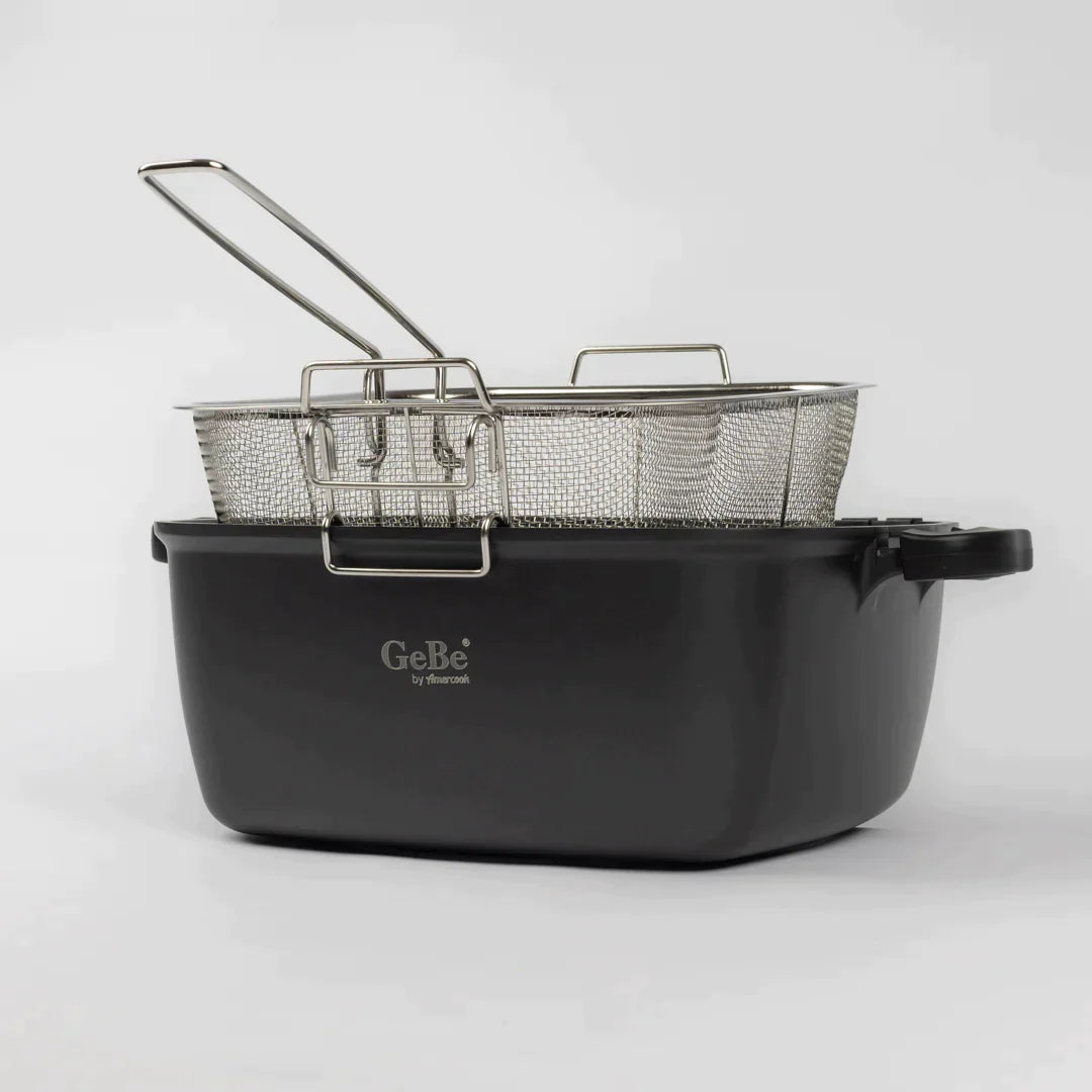 VENUS FRYER POT WLID & FRYING BASKET