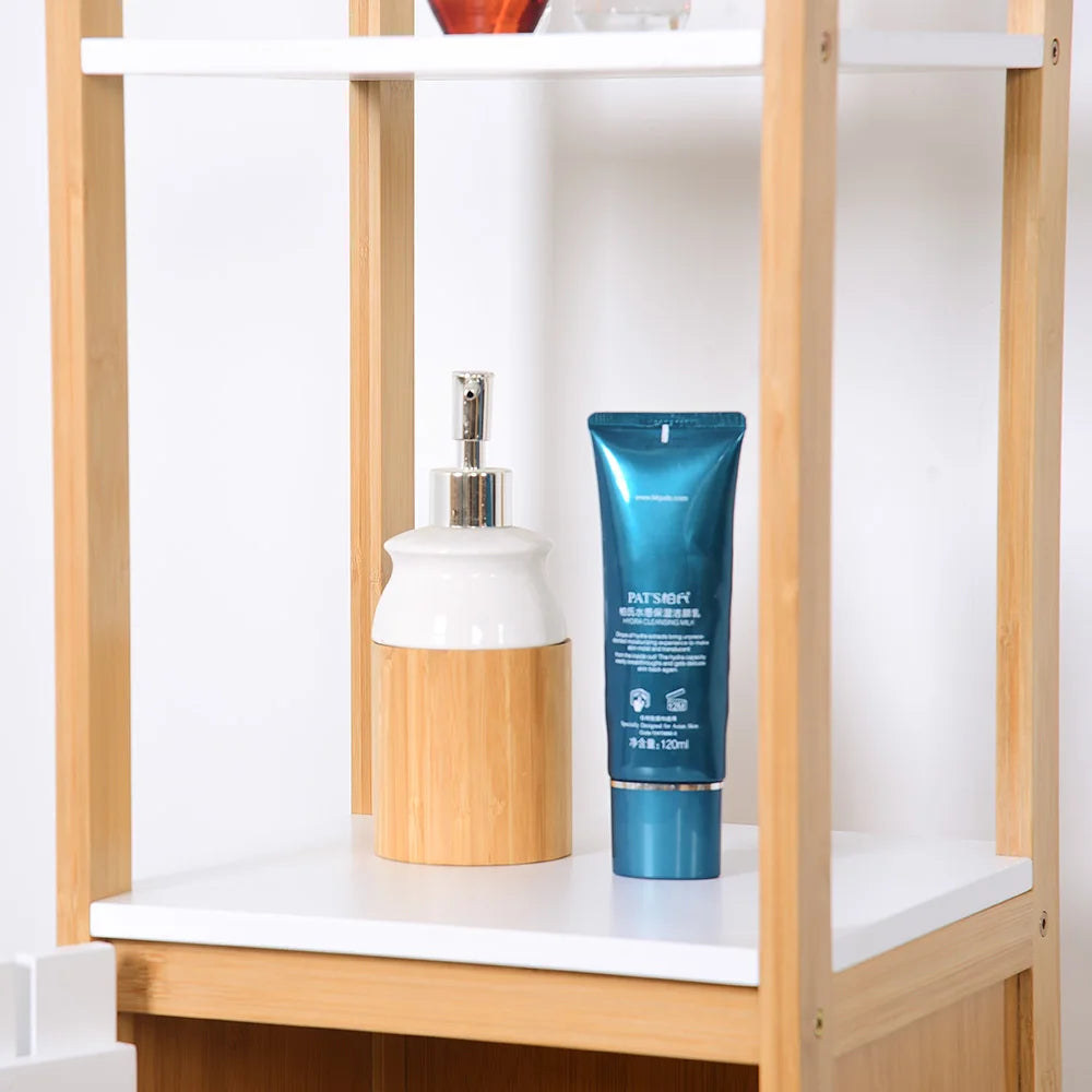 3-Tier Bamboo Shelf Storage